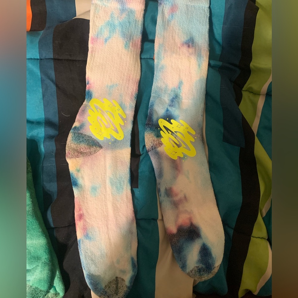 Planet Tie Dye Socks